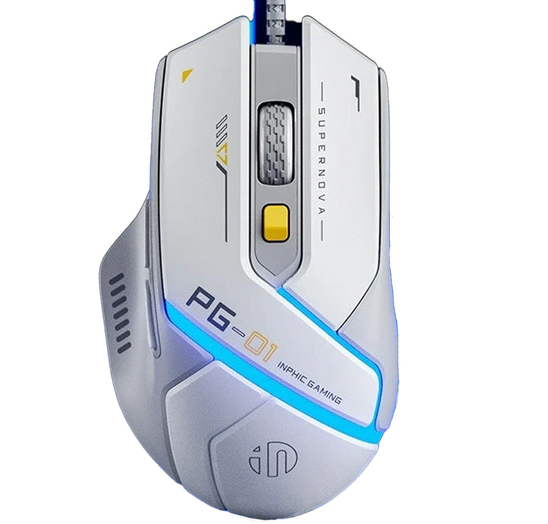 Rato Gaming eSports Inphic PG1 - RGB, 12800 DPI, 6 Botões, Cabo USB Rato Gaming eSports Inphic PG1 - RGB, 12800 DPI, 6 Botões, Cabo USB